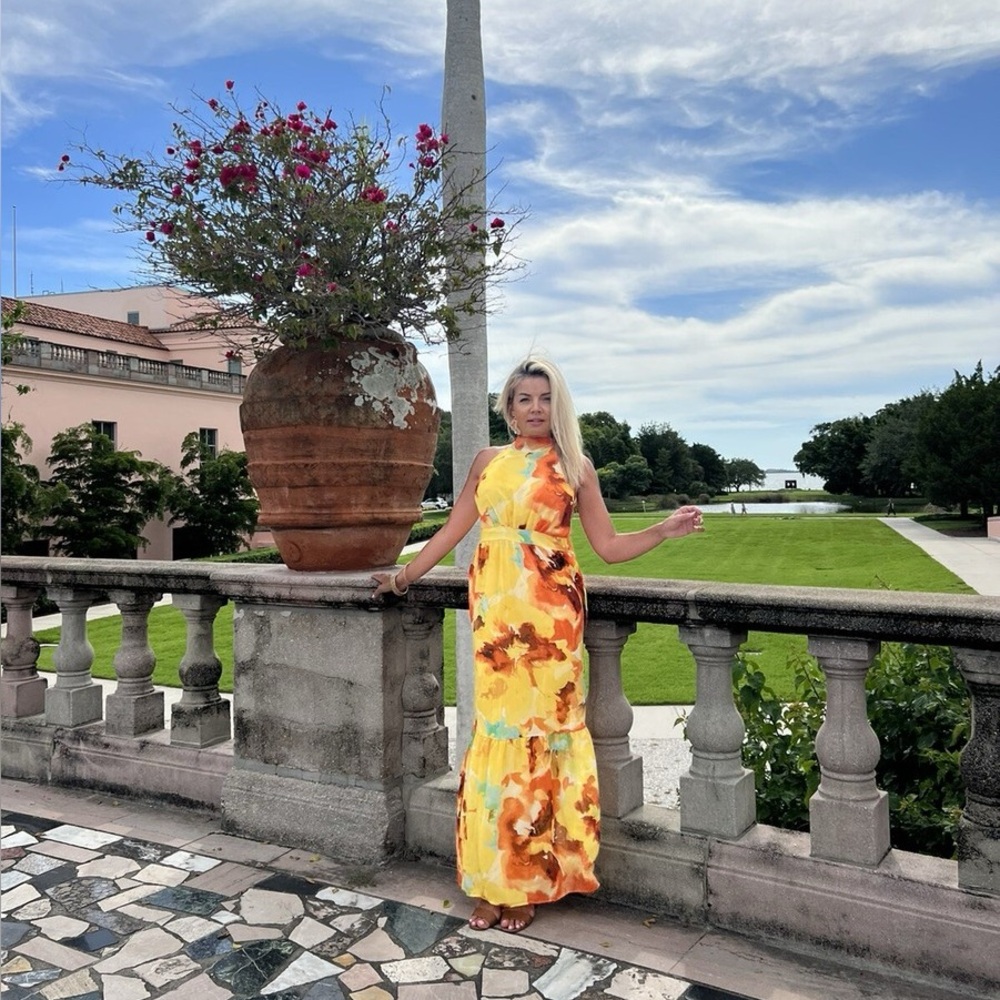 NWT Tahari ASL Maxi Dress